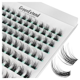 BEYELIAN Lash Clusters 72 Pcs D+ Curl 10-16mm Individual Cluster Lashes False Eyelashes Extension Natural Look Soft Reusable Black Super Thin Band DIY Eyelash Extension (Radiant)