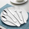 40-Piece Silverware Set for 8, E-far 18/10 Stainless Steel Flatware