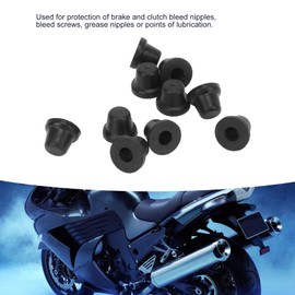 Rubber Bleed Nipple Covers, Wear-Resistant, Durable, Brake Bleed Screw Caps for Cars, Motorcycles, Machinery
