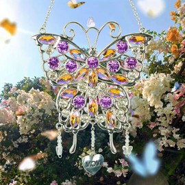 JOBOSI Crystal Butterfly mom, Butterfly Decor, Butterfly Gifts, Gifts for mom, Birthday Gifts for mom, Gifts for Moms who Have Everything,mom Day Gift