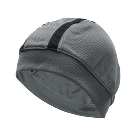 REPAIROCK Cycling Hat Sweat Wicking, Breathable Helmet Liner Baiku Silk Mesh Fabric Deep Gray 25x15cm/9.84"x5.91" 1 Pcs
