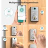 WiFi Deadbolt Smart Lock Fingerprint - HEANTLE Keyless Entry Front