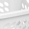 White Laundry Basket, Square, White, 19-In. 1217