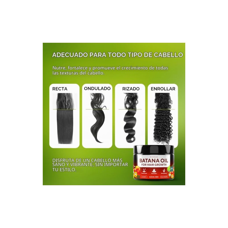 Aceite Batana Crecimiento Cabello 100 Crudo Orgánico Prensado Frío Puro