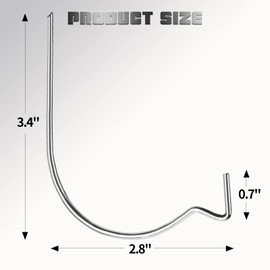 30 Pcs Wall Picture Hangers Without Nails - PinCute Hercules Hooks for Hanging Picture, Planters, Clocks and More, Stainless Steel