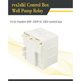 eosorssa rva2alkl Control Box Well Pump Relay Fit for Franklin 5HP-15HP XL 230V Control Box, Start Relay Replace Part Number 305213902 155031102 155031110