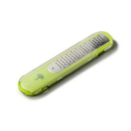 Zeal Compact Easy to Store Cheese Grater with Ultra Sharp Etched Stainless Steel Blade for Effortless Grating - Lime H70L