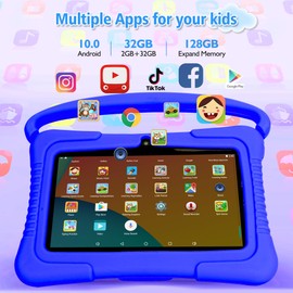 Veidoo Veidoo Kids Tablet, 7 inch Android Tablet PC, 2GB RAM 32GB ROM, Safety Eye Protection IPS Screen, WiFi, Dual Camera, Games, Parental Control APP, Learning for Kids