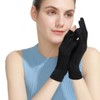 SIQITECH Half Finger Gloves, UV Protection, Women's, For Summer, Sunscreen,