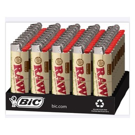BIC RAW Black Bic Lighter 50-Count