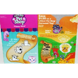 Hasbro McDonalds 1996 Hasbro Littlest Pet Shop Vtg Kids Happy Meal Toy Box New Unused