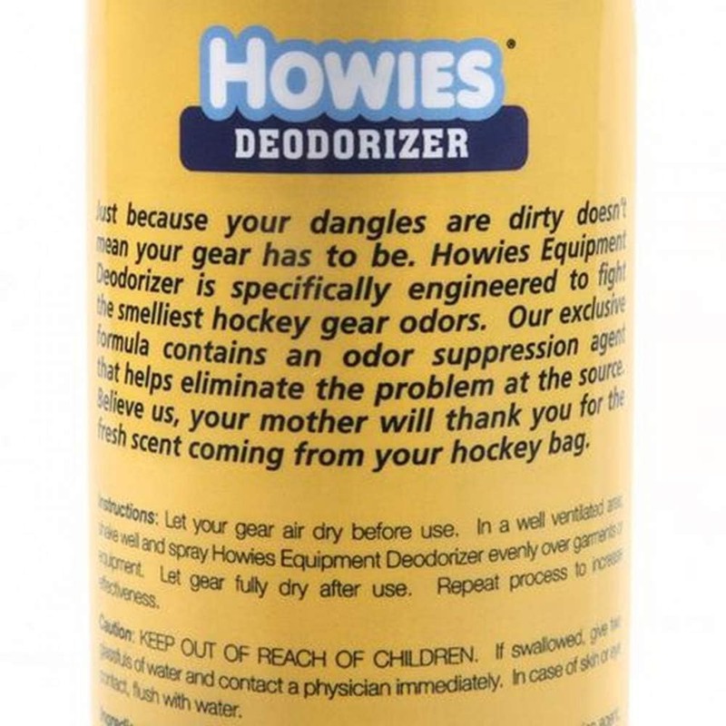 Howies Hockey Equipment Deodorizer Spray – Odor Eliminator & Gear