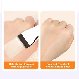 COJJ Flat Foundation Makeup Brush, Flat Blush Concealer Brush, Ultra Thin Make Up Brush, Liquid Powder Brush, Foundation Brush, Cosmetic Applicator, Liquid Powder Brush