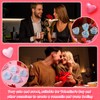 Layhit 100 Pcs Valentine's Day Heart Shaped Storage Containers 1.7
