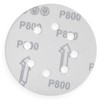 YoiYee 800 Grit Sanding Discs Pads, 8 Holes, 125mm/5-inch Hook