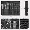 Nicpro 24PCS Watercolor Brushes Set Professional, Synthetic Squirrel Hair Watercolor