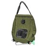 Green 20L Solar Heating Shower Bag Foldable PVC Folding Camping