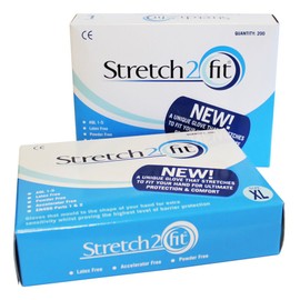 Stretch2Fit Blue Gloves X Large - 200 Pack