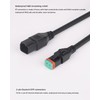 2 Sets Deutsch DT 2 Pin Male Female Wiring Harness