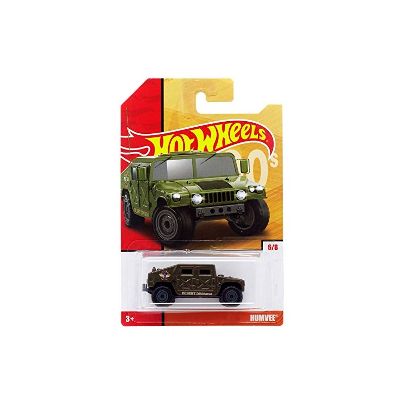 Hot Wheels 2019 Humvee 6/8 Throwback Series 90's