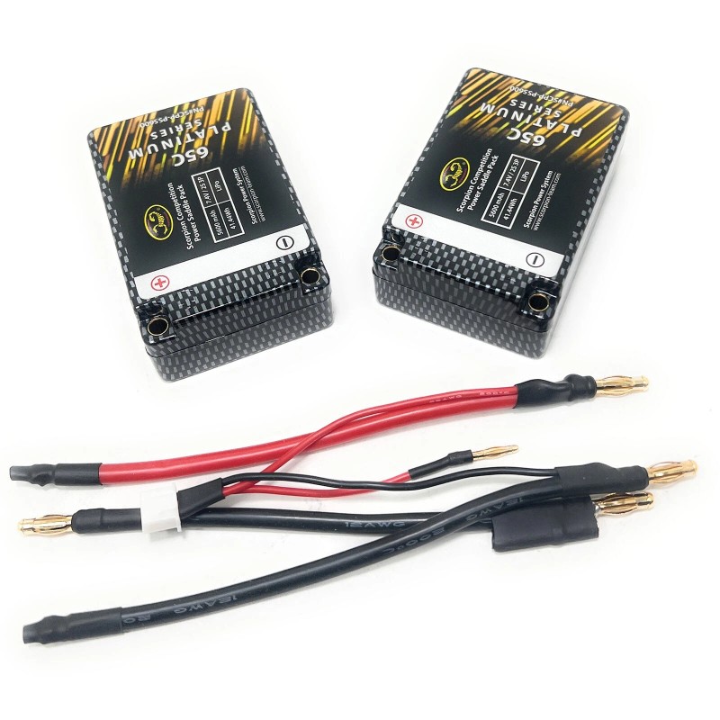 Scorpion 2 Pk Competition 5600mAH 7.4V/2S 3P LiPo Battery Power