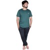 Bahob® Men's Pyjamas Sets, Plain Short Sleeve Top and Bottoms