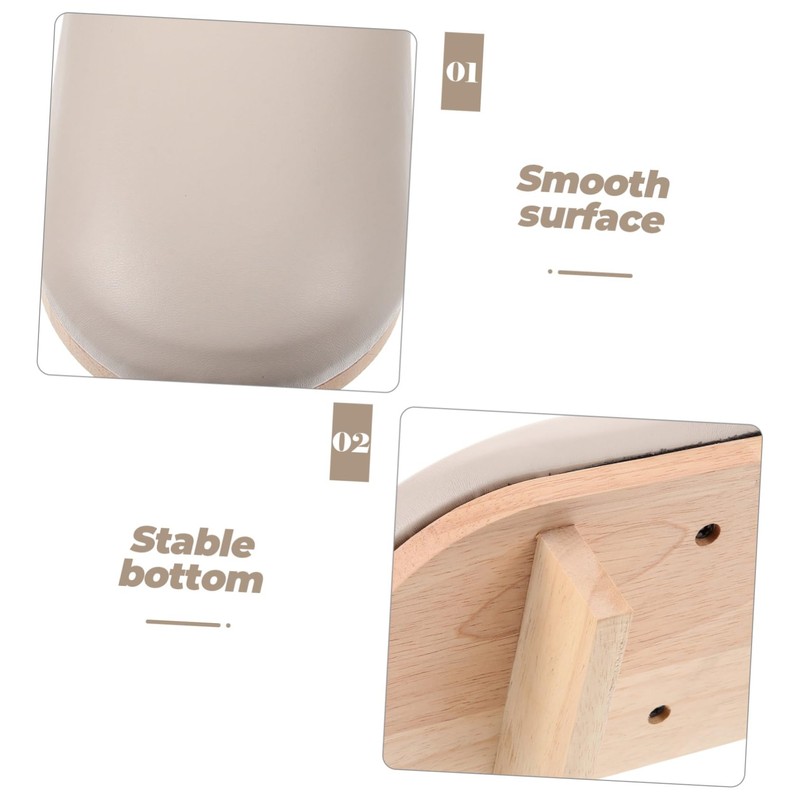 TOVINANNA Nail Arm Rest Pillow Wooden Hand Rest Stand for