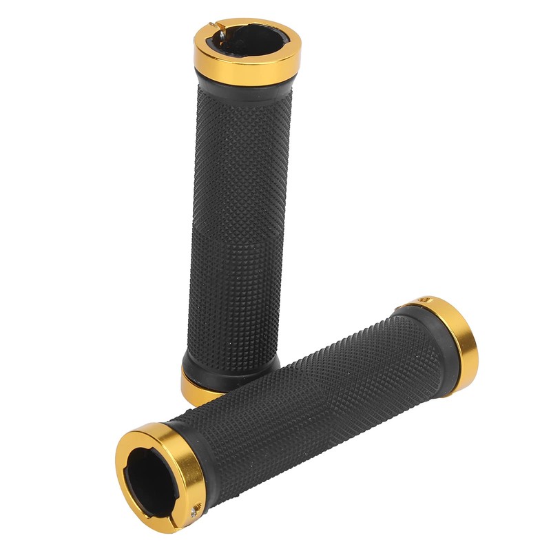 Alomejor 1 Pair Bicycle Handlebar Grips Lightweight Rubber Handlebar Cover