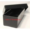AIR-TITE 5 Black Storage Box for Coin Holder Acrylic Air-tite