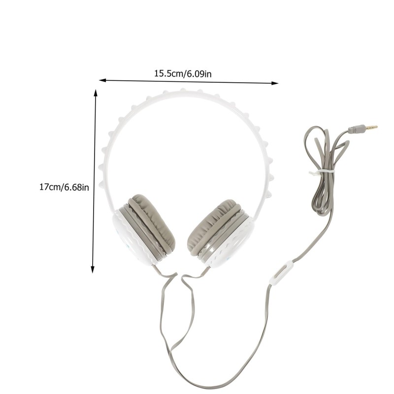 CAXUSD Cartoon Wired Headphones Lightweight Over Ear Gaming Headset for