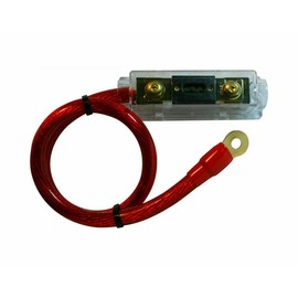 IMC Audio 500 Amp ANL Fuse Holder Fuseholder Inline Block Battery Install Kit 0 GAUGE 1 FT