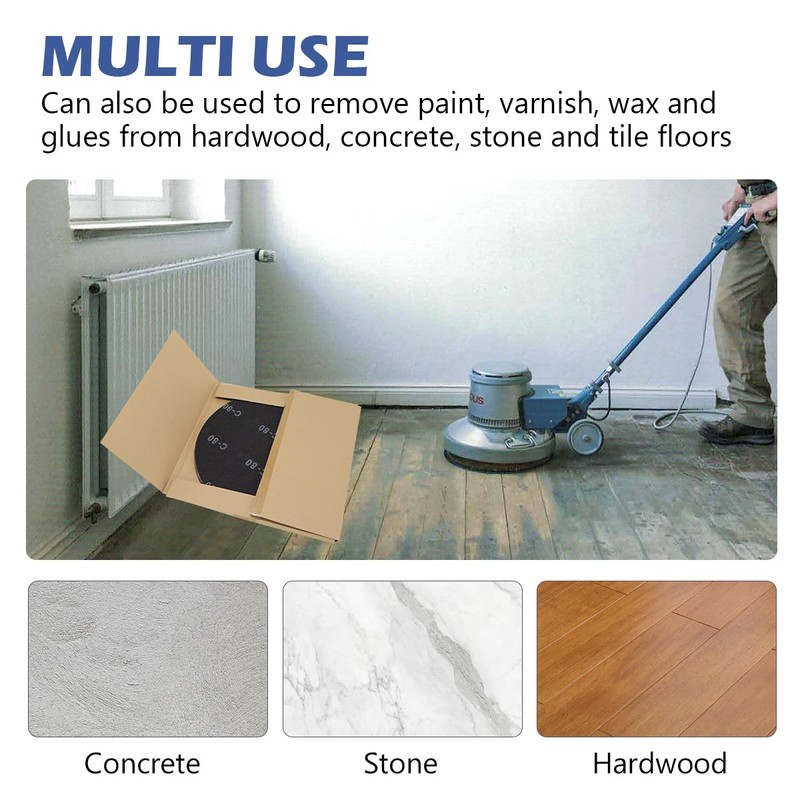 HUAALIUCHE 17" Sanding Screen Discs - Mesh Floor Sanding Screen