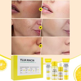 MINGRUO Face Care Set, Skin Care Set for Teenage Girls, Skin Care Gifts for Teenage Girls, Moisturising Skin Care Set, Yuzu Skin Care Set, Face Care Set