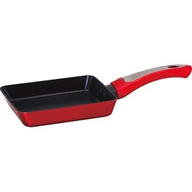 D&S PFOA Free Nonstick Egg Pan, Induction Safe Egg Pan, Double Layer Fluorine Coating, Thick Bottom Construction for Easy Cleaning, Notify You When to Put Your Food (Thermo Feel System) DSTE18-BKRE