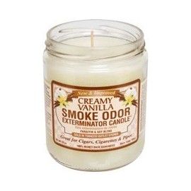 Smoke Odor Exterminator Jar Candle  Creamy Vanilla