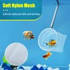 AQUANEAT Small Fish Tank Shrimp Net, Aquarium Debris Cleaning Tools,