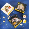 DPKOW 12pcs Eid Mubarak Boxes with Window, Eid Party Boxes