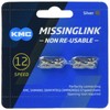KMC-CL552-SV2 Bicycle Chain, Missing Link for 12 Speeds, Silver (2P