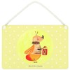 Mr. & Mrs. Panda A4 Decorative Sign Fireflies Yellow Pastel