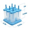 New Resunable Popsicles Molds,Pack of 6 Pce Ice Popsicle Maker-
