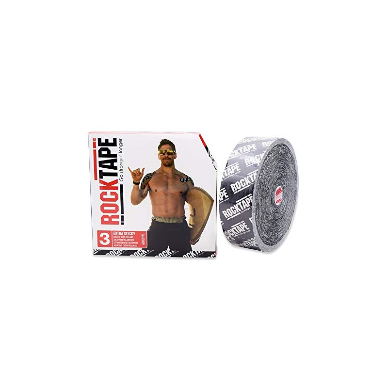 RockTape H2O Logo negro 5 x 5 m