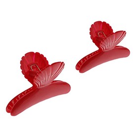 Zac's Alter Ego Pair of 10cm Large Sea Shell Hair Clamps/Bulldog Clips