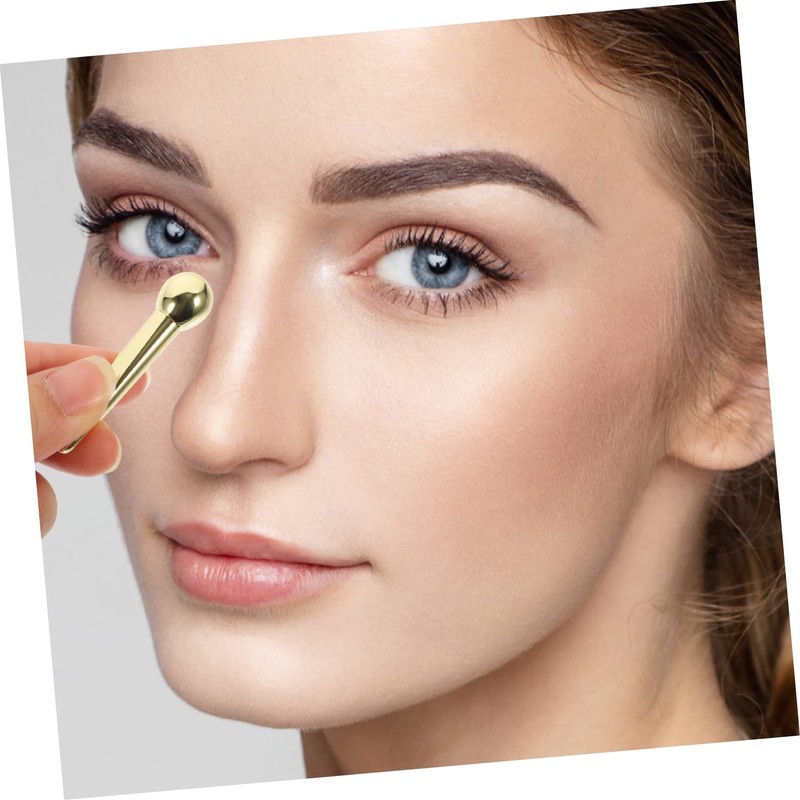 Minkissy 2sets Manual Eye Massager Replaceable Roller Ball Eye Cream