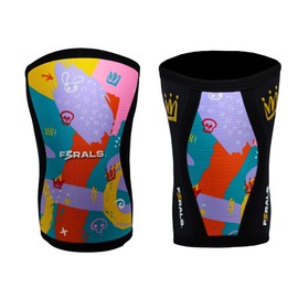 F3RALS ® Knee Sleeves Weight Lifting | 7mm Neoprene Compression Support - Cross Training Powerlifting Squats