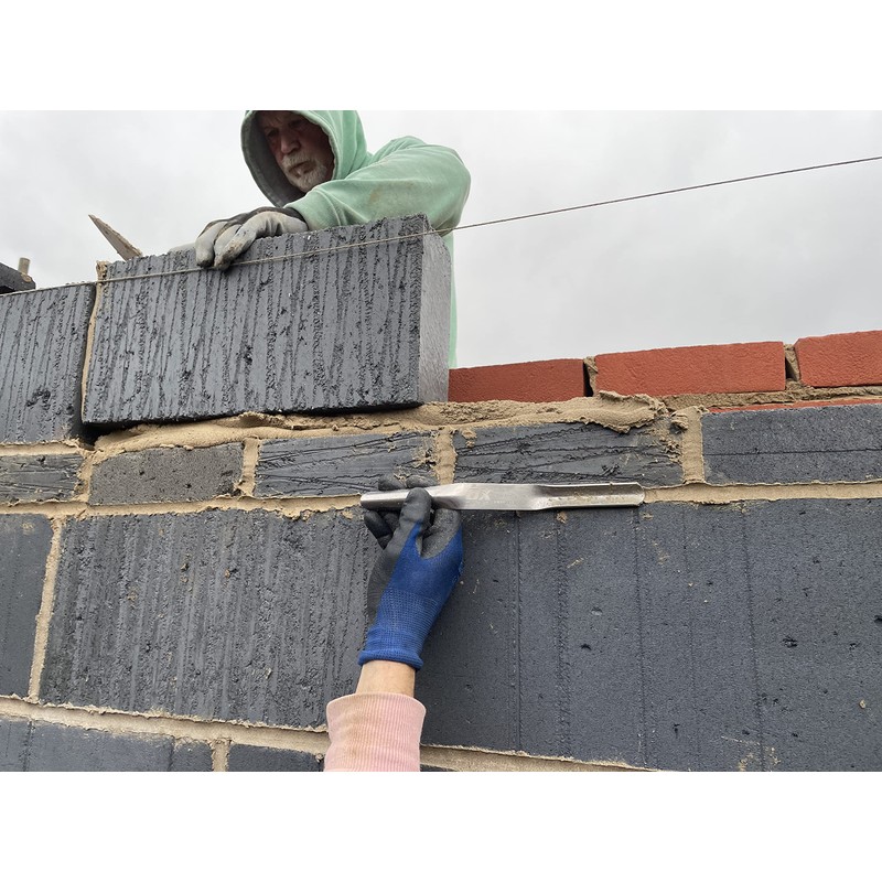 OX Tools Brick Jointer for Masonry - Stainless Steel Convex