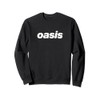 Oasis – White Logo On Black Sweatshirt