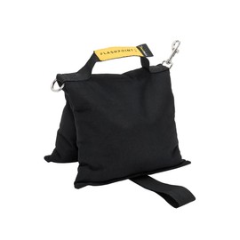 Flashpoint 35 lbs Water-Resistant Cordura Nylon Saddle Shot Bag, Black