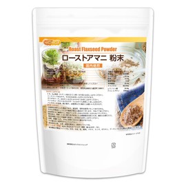 NICHIGA 01 Raw Mani Powder, 17.6 oz (500 g), Roasted in Japan, Flaxseed, Super Food Omega 3