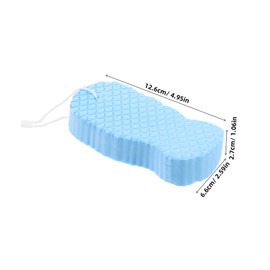 TOVINANNA The Bath Sponge Body Sponges for Shower Newborn Sponge for Bathing Shower Sponge for Body Sea Sponges for Bathing Body Scrubber Shower Scrubber Blue