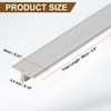 uxcell 2.9ft x 0.31" t Molding Floor Transition Strips, Aluminium